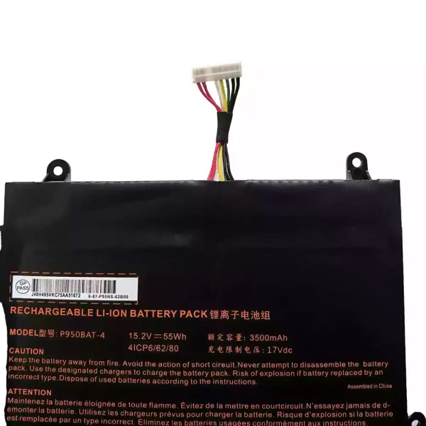 筆記型電腦電池 P950BAT-4 - Image 3