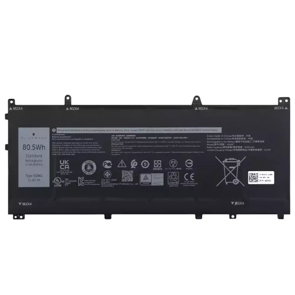 筆記型電腦電池 DELL VG661 V4N84,DELL Alienware x14 R1 R2
