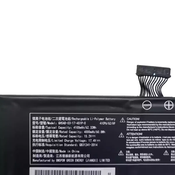 筆記型電腦電池 Intel NUC23 X15 AC57,MECHREVO GH5AD-03-17-4S1P-0 - Image 3
