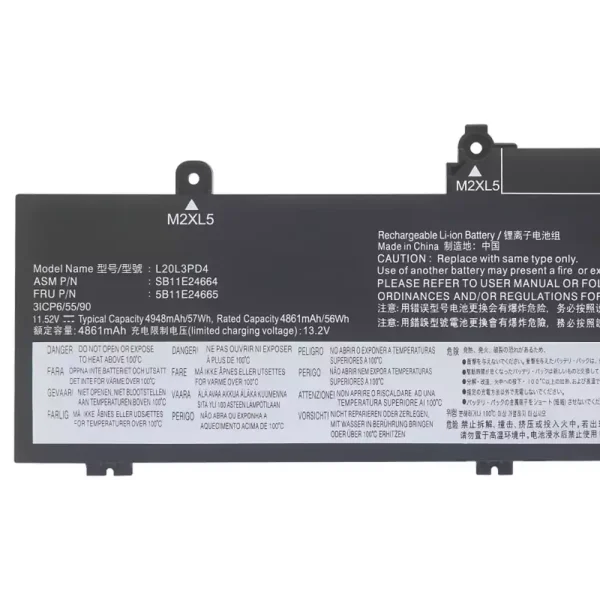 筆記型電腦電池 LENOVO L20M3PD4 L20L3PD4 - Image 3