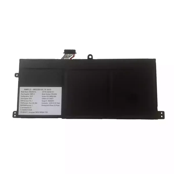 筆記型電腦電池 HP WE03XL TPN-IB0X N42575-005 N42388-1E1 - Image 2