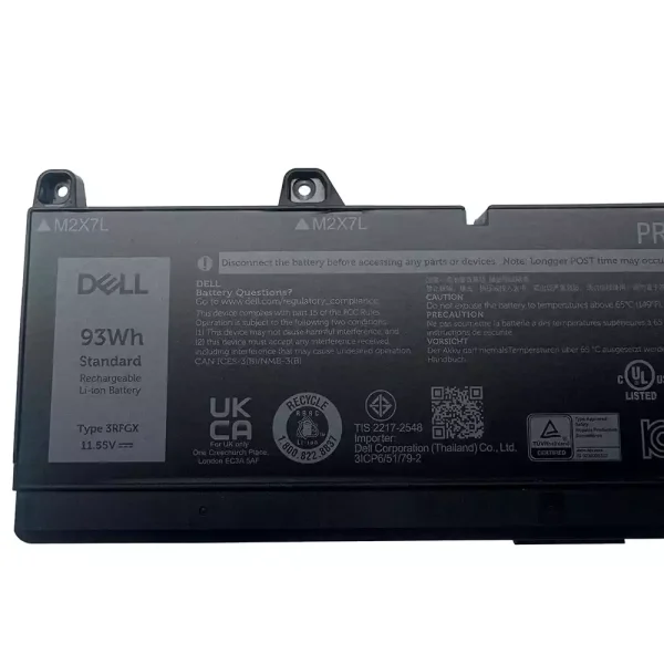 筆記型電腦電池 DELL 3RFGX 1XM5X - Image 3