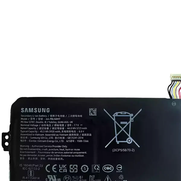 筆記型電腦電池 Samsung AA-PBLN4MT AA-PBQN4TR - Image 3