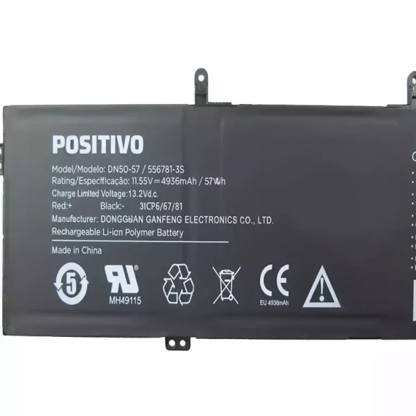 筆記型電腦電池 POSITIVO DN50-57 556781-3S - Image 3