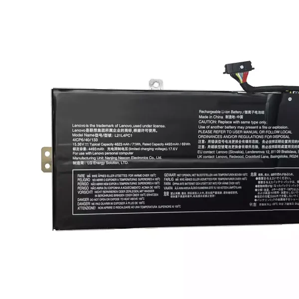 筆記型電腦電池 Lenovo L21M4PC4 L21L4PC1 - Image 3