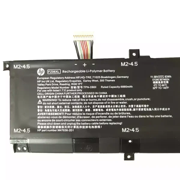 筆記型電腦電池 HP FZ06XL - Image 3