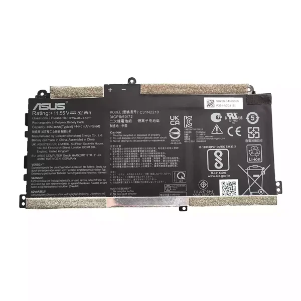 筆記型電腦電池 ASUS C31N2210