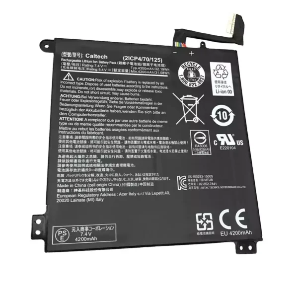 筆記型電腦電池 Acer Caltech