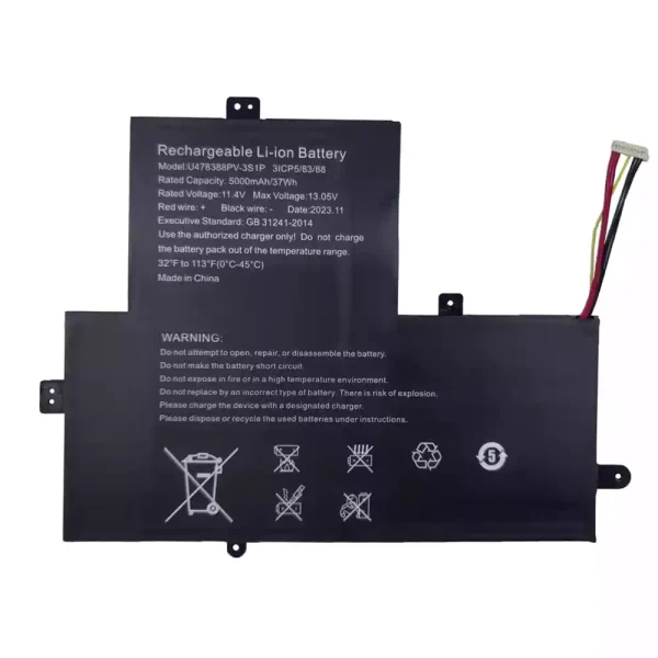 筆記型電腦電池 U478388PV-3S1P