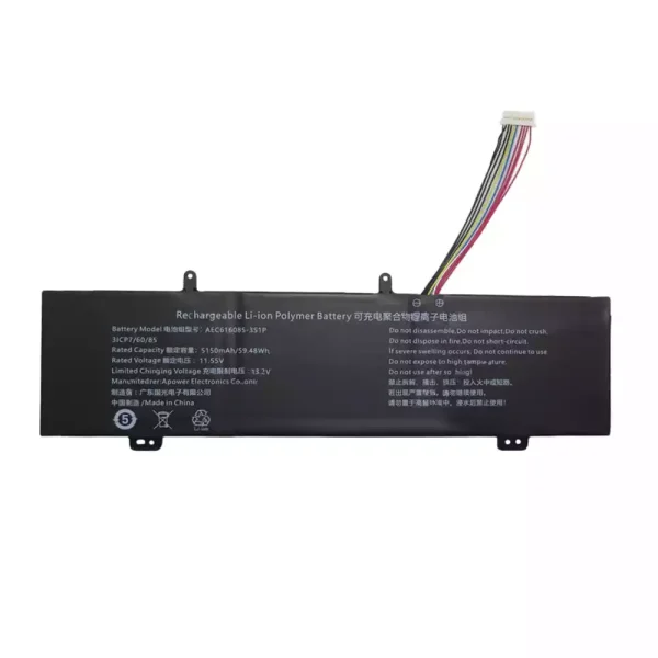 筆記型電腦電池 AEC616085-3S1P