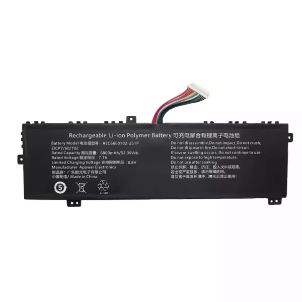 筆記型電腦電池 AEC6660102-2S1P