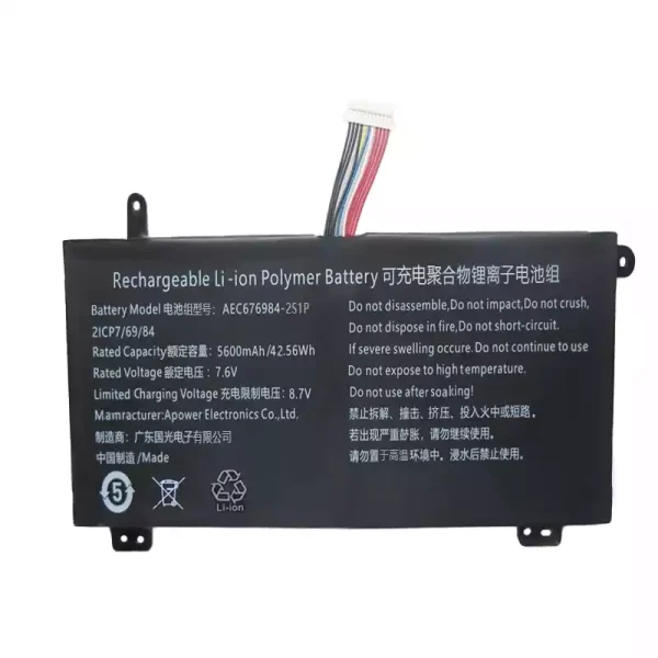 筆記型電腦電池 AEC676984-2S1P - Image 3