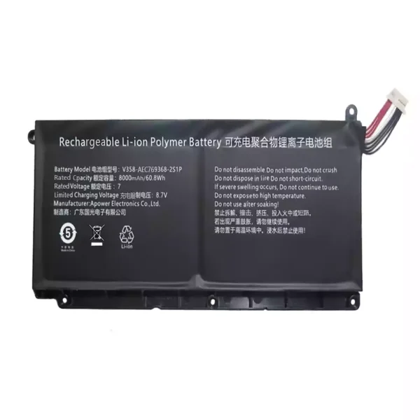筆記型電腦電池 AEC769368-2S1P V358-AEC769368-2S1P