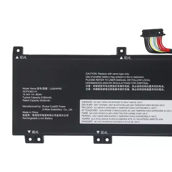 筆記型電腦電池 LENOVO L23M4PK5 L23B4PK5 L23X4PK5 L23C4PK5 L23D4PK5 - Image 3