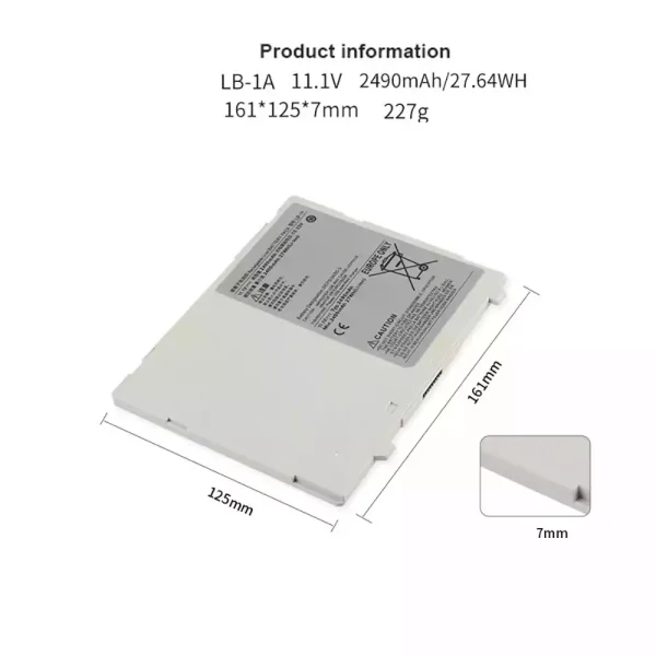 全新電池適用於 Canon CXDI-70C CXDI-701C CXDI-701G CXDI-801C CXDI-801G - Image 2