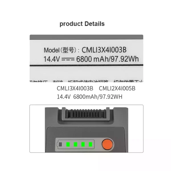全新電池適用於 COMEN CMLI2X4I005B CMLI2X4I002B - Image 4