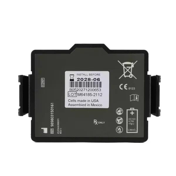 全新電池適用於 Philips HeartStart FR3 AED 989803150161 453564594921