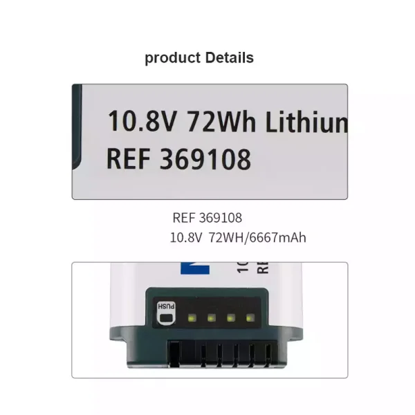 全新電池適用於 Hamilton C1,REF 369108 - Image 3