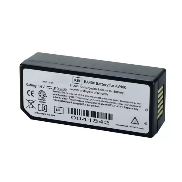 全新電池適用於 BA400,Veins AccuVein AV400