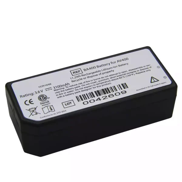 全新電池適用於 BA400,Veins AccuVein AV400 - Image 3