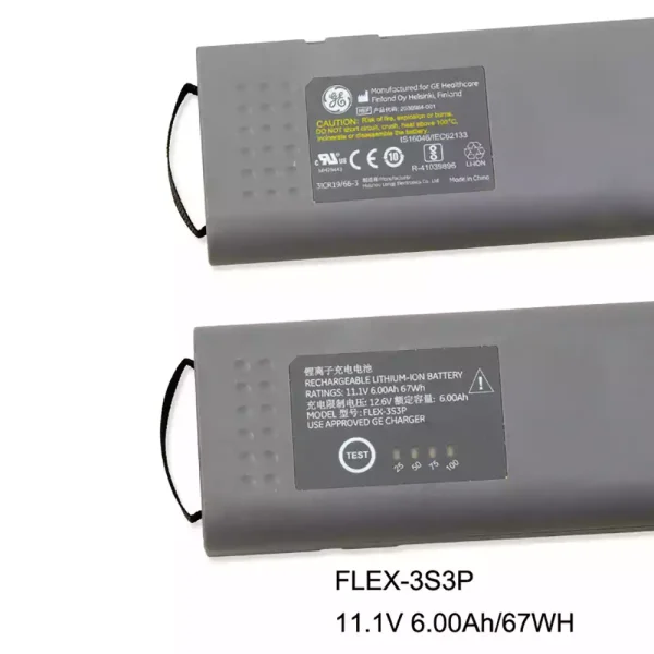 全新電池適用於 FLEX-3S3P 2036984-001 M1168356 - Image 2