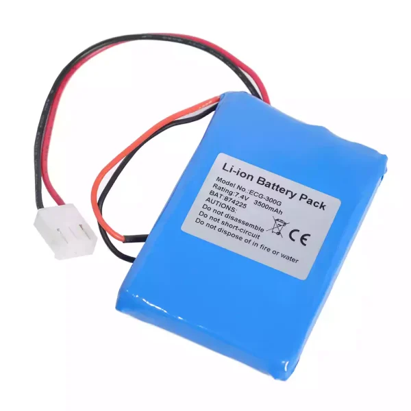 全新電池適用於 CONTEC ECG300G ECG-300G - Image 2