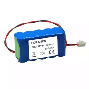 全新電池適用於 OSEN ECG-8110 ECG-8110A ECG-8130A