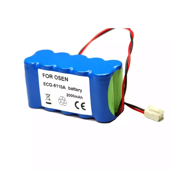 全新電池適用於 OSEN ECG-8110 ECG-8110A ECG-8130A - Image 2
