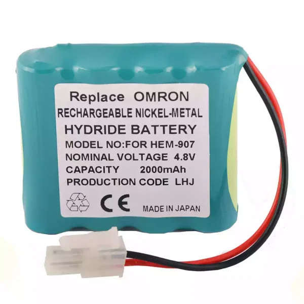 全新電池適用於 Omron HEM-907,HEM-907XL,48H907N-AU