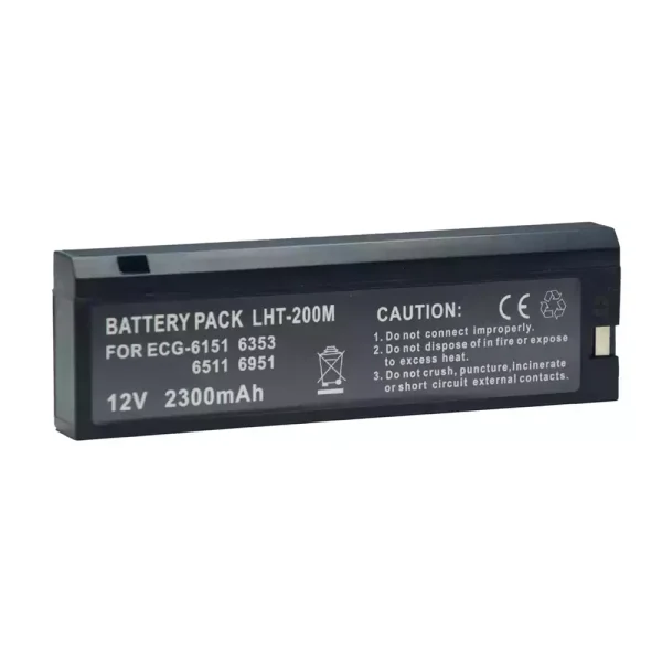 全新電池適用於 Dongjiang ECG-11A,ECG-11B,DJAA-12B,XI QUE XD-7100,XD-7200