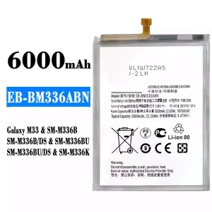手機電池 EB-BM336ABN 適用於 Samsung Galaxy M33