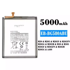 手機電池 EB-BG580ABU 適用於 Samsung M20/A40S