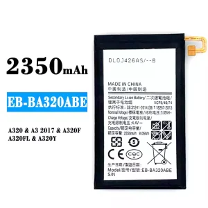 手機電池 EB-BA320ABE 適用於 Samsung A3 2017