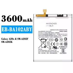 手機電池 EB-BA102ABY 適用於 Samsung Galaxy A20e
