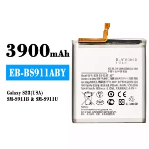 手機電池 EB-BS911ABY 適用於 Samsung Galaxy S23