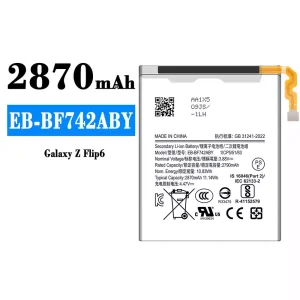 手機電池 EB-BF742ABY 適用於 Samsung Galaxy Z Flip 6