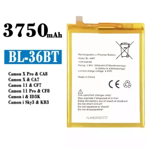 手機電池 BL-36BT 適用於 Tecno Camon X Pro / Camon X / Camon 11 / Camon 11 Pro / Camon i / Camon i Sky3