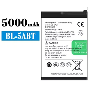 手機電池 BL-5ABT 適用於 Tecno