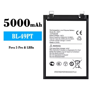 手機電池 BL-49PT 適用於 Tecno Pova 5 Pro