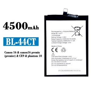 手機電池 BL-44CT 適用於 Tecno Camon 16 / phantom 10