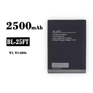 手機電池 BL-25FT 適用於 Tecno W3, W3-H806