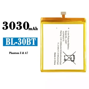 手機電池 BL-30BT 適用於 Tecno Phantom Z / A7