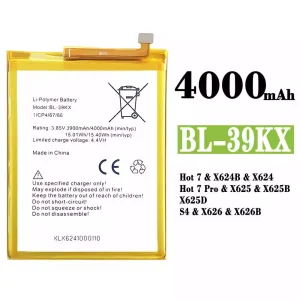 手機電池 BL-39KX 適用於 Infinix Hot 7 / Hot 7 Pro