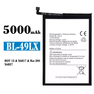 手機電池 BL-49LX 適用於 Infinix Hot 12,Hot 20S