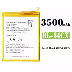 手機電池 BL-34CX 適用於 Infinix Smart 3 Plus