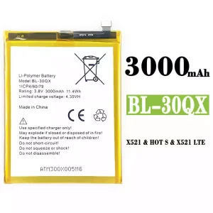 手機電池 BL-30QX 適用於 Infinix HOT S