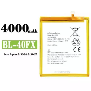 手機電池 BL-40FX 適用於 Infinix  Zero 4 plus