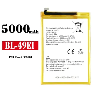 手機電池 BL-49EI 適用於 ITEL P33 Plus