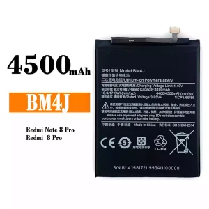 手機電池 BM4J 適用於 Xiaomi Redmi Note 8 Pro / Redmi 8 Pro