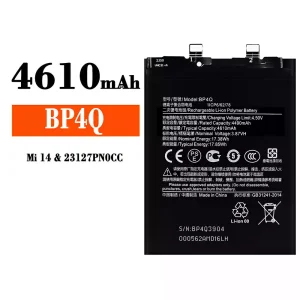 手機電池 BP4Q 適用於 Xiaomi Mi 14